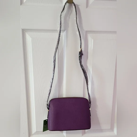 Kate Spade Mandy Cedar Street Purple Crossbody Purse - Picture 3 of 8